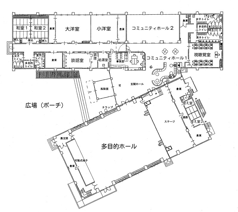 ソピア館内図