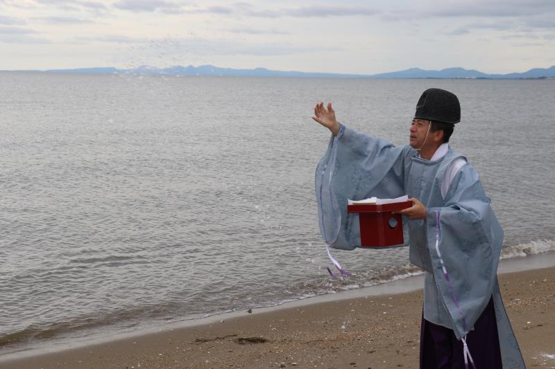 2018年「海の安全祈願祭」の様子の画像