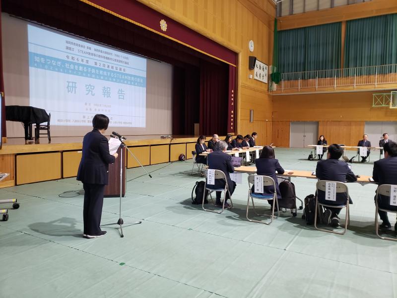 STEAM授業椎田中２