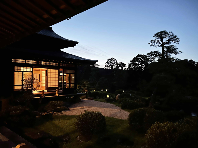 旧藏内邸＿夜の庭園＿02
